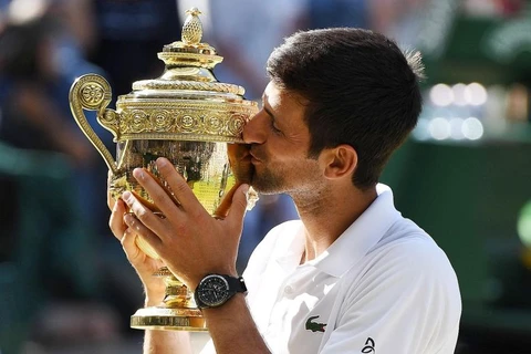Djokovic lần thứ tư vô địch Wimbledon. (Nguồn: EPA-EFE)