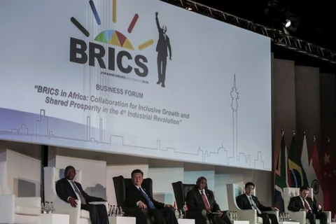 Quan chức các nước tham dự Hội nghị thượng đỉnh BRICS. (Nguồn: AFP)