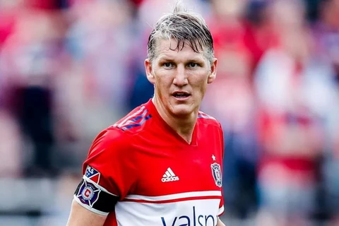 Schweinsteiger trong màu áo Chicago Fire. (Nguồn: fcb.de)