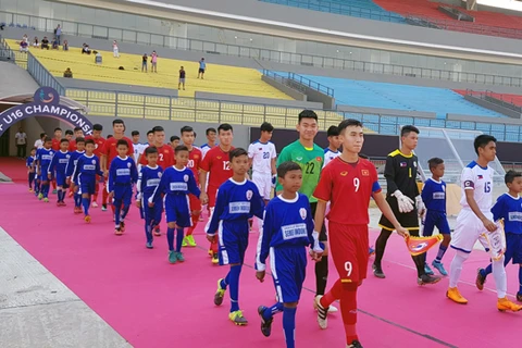 U16 Việt Nam chờ sinh tử với Myanmar. (Nguồn: VFF)