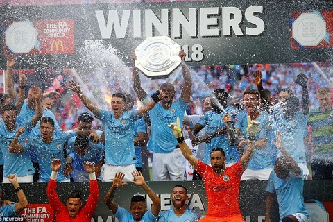 Manchester City giành Siêu cúp Anh lần thứ 5. (Nguồn: Reuters)