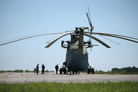 Trực thăng hạng nặng Mi-26T2 của Nga. (Nguồn: TASS)