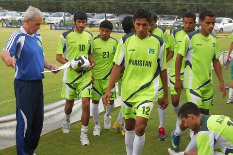 Cầu thủ Olympic Pakistan. 
