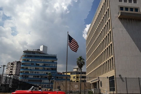 Đại sứ quán Mỹ tại Cuba. (Nguồn: EPA)