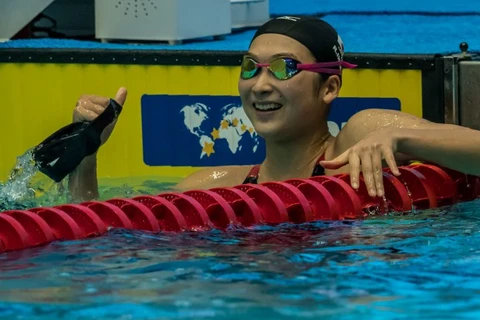 Nữ kinh ngư Rikako Ikee của Nhật Bản. (Nguồn: swimmingworldmagazine)