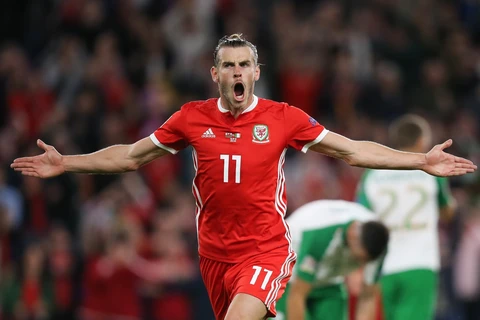 Gareth Bale giúp xứ Wales giành chiến thắng đậm. (Nguồn: Getty Images)