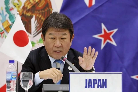 Bộ trưởng Kinh tế Nhật Bản Toshimitsu Motegi. (Nguồn: The Japan Times)