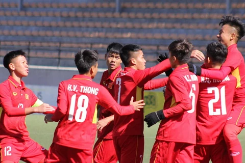 U16 Việt Nam hướng đến chiến thắng đầu tay. (Nguồn: AFC)
