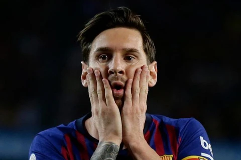 Messi không thể giúp Barcelona nối dài mạch thắng.
