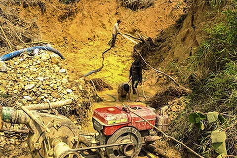 Lâm Đồng: Khai thác vàng trái phép bị xử phạt 150 triệu đồng