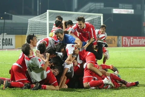 U16 Tajakistan lần thứ 2 vào bán kết U16 châu Á. (Nguồn: AFC)