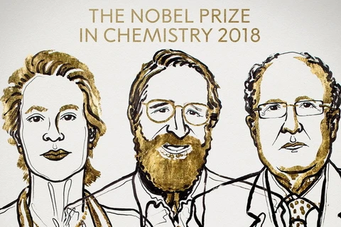 Nobel Hóa học 2018 vinh danh các nhà khoa học Mỹ và Anh