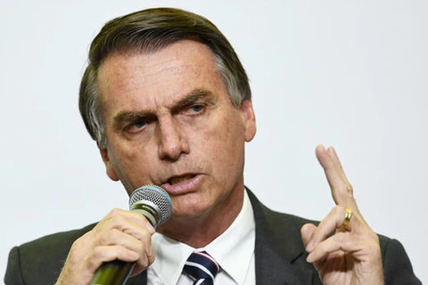 Ứng cử viên Tổng thống đảng cực hữu Brazil Jair Bolsonaro. (Nguồn: Getty Images)