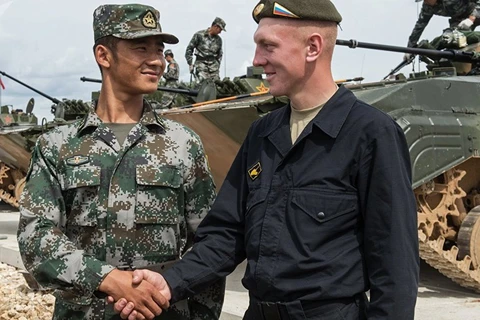 Nga và Trung Quốc thúc đẩy hợp tác quốc phòng. (Nguồn: Sputnik)