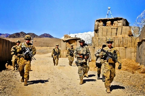 Binh sỹ Mỹ ở Afghanistan. (Nguồn: mehrnews)