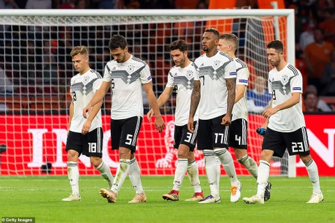 Tuyển Đức thất bại trước Hà Lan. (Nguồn: Getty Images)
