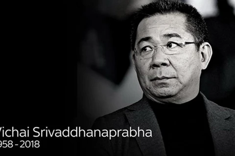 Ông Vichai Srivaddhanaprabha qua đời sau tai nạn máy bay.