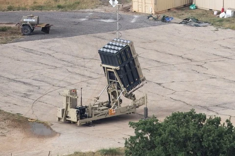 Hệ thống phòng thủ tên lửa Vòm Sắt của Israel. (Nguồn: EPA-EFE/TTXVN)