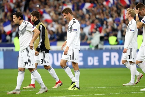 Đức gây thất vọng trong năm 2018 khi chỉ giành 4 chiến thắng sau 12 trận đã đấu. (Nguồn: Getty Images)