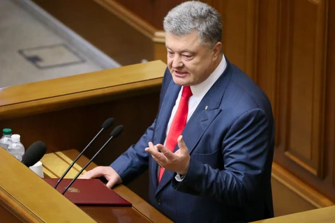 Tổng thống Ukraine Petro Poroshenko. (Nguồn: kyivpost)