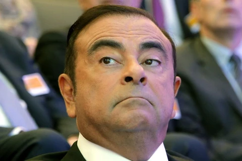 Carlos Ghosn, Chủ tịch mới bị bãi nhiệm của tập đoàn Nissan Motors. (Nguồn: AP)