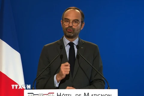 Thủ tướng Pháp Edouard Philippe. (Ảnh: AFP/TTXVN)