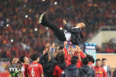 HLV Park Hang-seo đã mang đến thành công cho bóng đá Việt Nam. (Ảnh: Trọng Đạt/TXTVN)