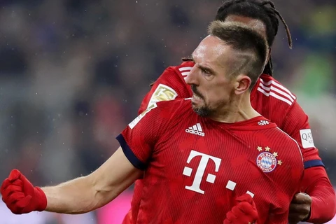 Ribery mang chiến thắng về cho Bayern Munich. (Nguồn: eurosport)