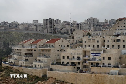 Khu định cư Do thái của Israel tại phía đông Jerusalem. (Ảnh: AFP/TTXVN)