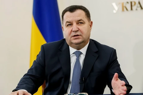 Bộ trưởng Quốc phòng Ukraine Stepan Poltorak. (Nguồn: Reuters)