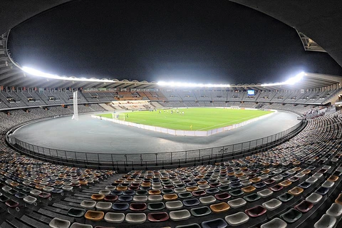 Sân Zayed Sports City, nơi Việt Nam sẽ đá trận ra quân với Iraq vào ngày 8/1.