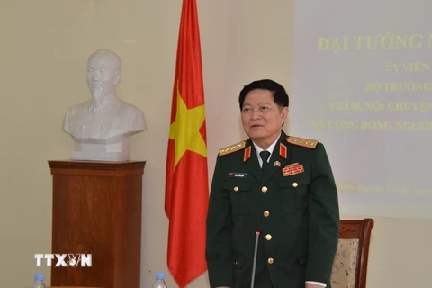 Đại tướng Ngô Xuân Lịch, Ủy viên Bộ Chính trị, Bộ trưởng Bộ Quốc phòng. (Ảnh: Phan Minh Hưng/TTXVN)