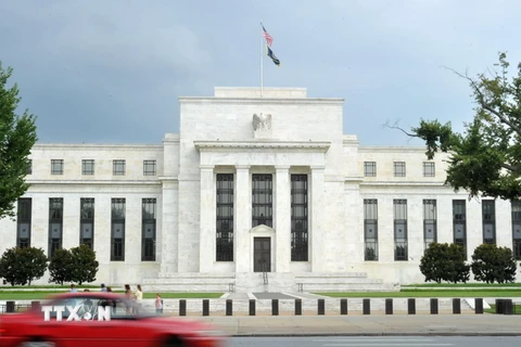 Trụ sở Ngân hàng Dự trữ Liên bang Mỹ (Fed) tại Washington, DC. (Ảnh: AFP/TTXVN)