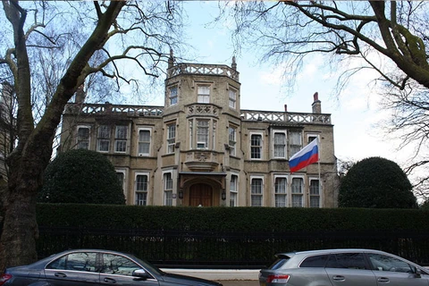 Đại sứ quán Nga tại Anh. (Nguồn: Independent)