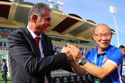 HLV Park Hang-seo và Carlos Queiroz. (Nguồn: AFC)