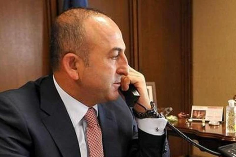 Ngoại trưởng Thổ Nhĩ Kỳ Cavusoglu đã có cuộc điện đàm với người đồng cấp Mỹ. (Nguồn: Trend.Az)