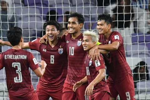 Thái Lan ghi tên mình vào vòng 1/8 Asian Cup 2019. (Nguồn: AFC)