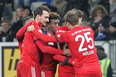 Bayern có chiến thắng thứ 6 liên tiếp tại Bundesliga. (Nguồn: AFP/Getty Images)