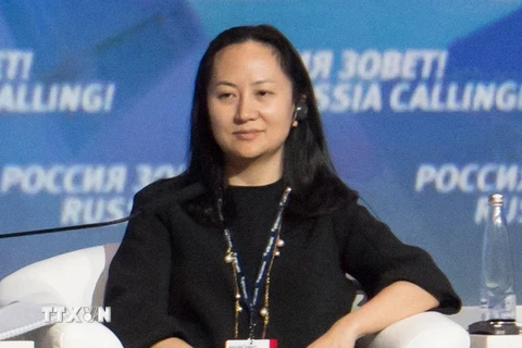 Bà Mạnh Vãn Chu, Giám đốc tài chính của tập đoàn Huawei. (Ảnh: Reuters/TTXVN)