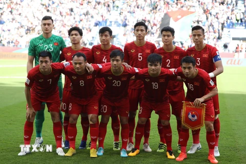 Việt Nam sẽ ra sân với đội hình như ở trận gặp Jordan? (Ảnh: Hoàng Linh/TTXVN)