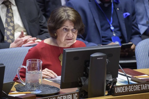 Phó Tổng Thư ký Liên hợp quốc phụ trách các vấn đề chính trị và gìn giữ hòa bình, bà Rosemary DiCarlo. (Nguồn: dpa.un.org)