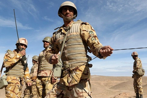 Lực lượng binh sỹ Iran. (Nguồn: AFP)