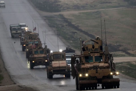 Đoàn xe của quân đội Mỹ. (Nguồn: AFP/Getty Images)