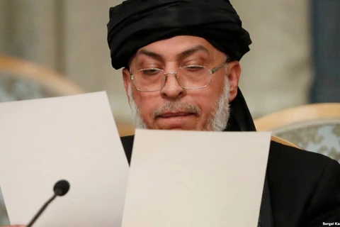 Sher Mohammad Abbas Stanikzai, người dẫn đầu phái đoàn của Taliban. (Nguồn: RFE)