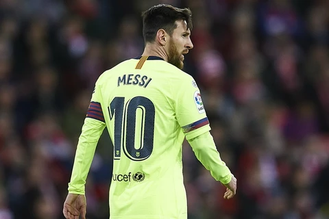 Lionel Messi không thể giúp Barcelona tránh khỏi trận hòa không bàn thắng trước Bilbao. (Nguồn: stadiumastro.com)