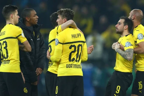Dortmund bị loại khỏi Cúp Quốc gia Đức sau loạt sút luân lưu. (Nguồn: AP)