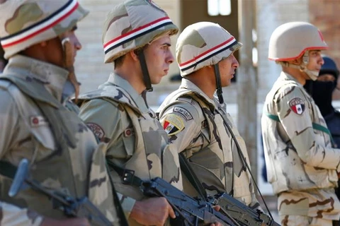 Lực lượng an ninh Ai Cập. (Nguồn: Reuters)