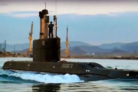 Tàu ngầm của Iran. (Nguồn: Reuters)