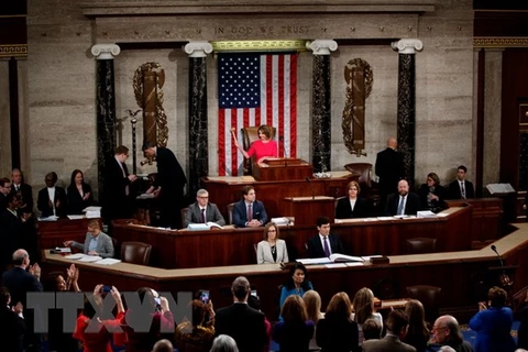 Toàn cảnh một phiên họp tại Hạ viện ở Washington D.C. (Ảnh: THX/TTXVN)