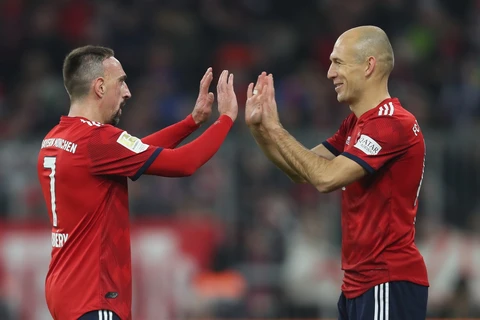 Robben và Ribery. (Nguồn: Getty Images)